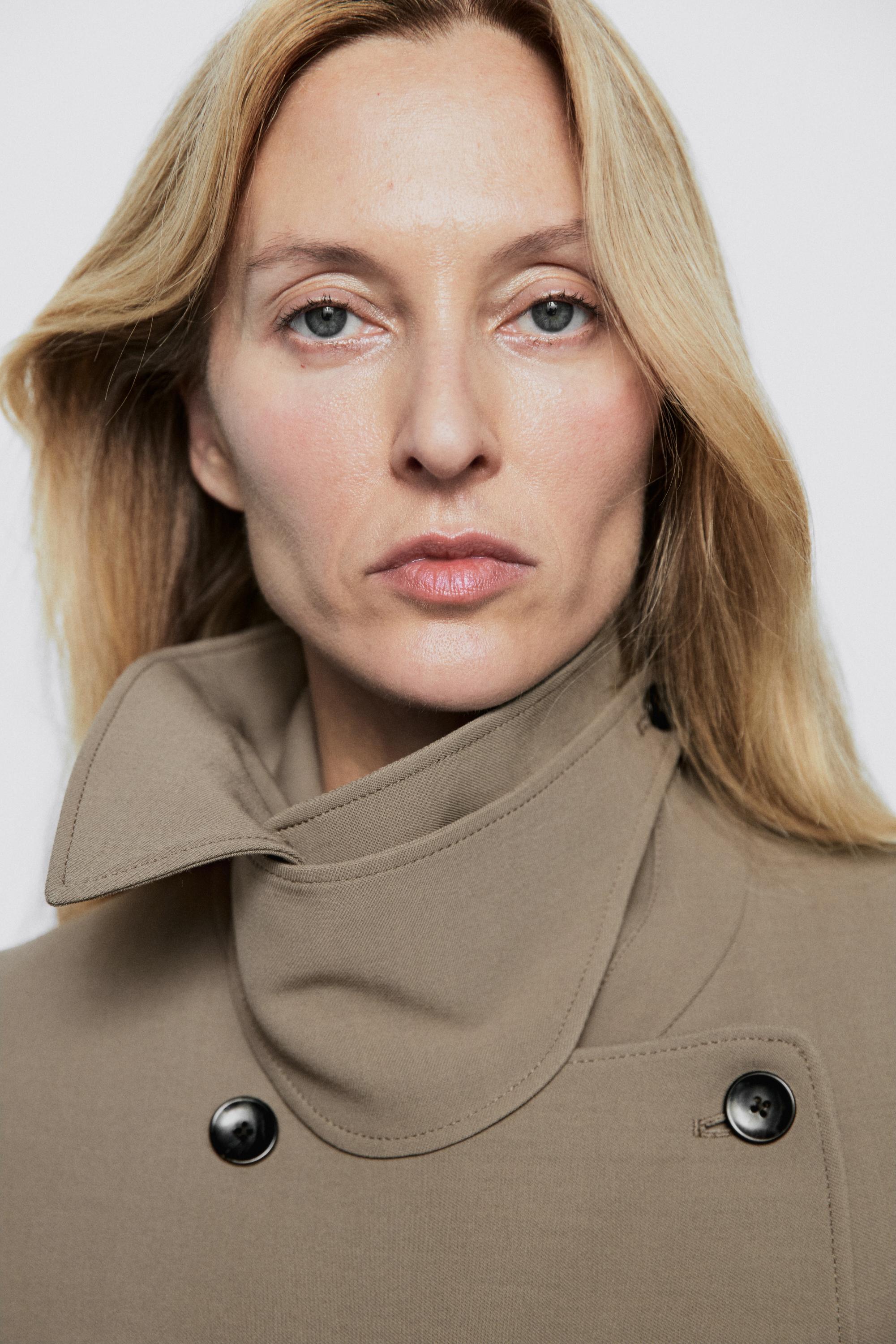 Long fluid wool trench coat - LIMITED EDITION