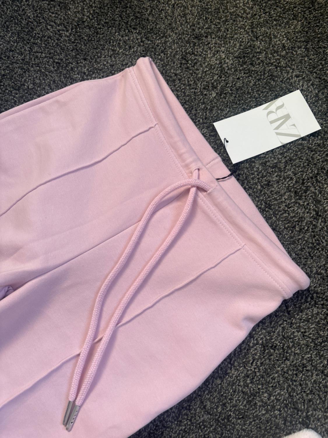 STITCHED INTERLOCK BELL BOTTOM TROUSERS - Image 3