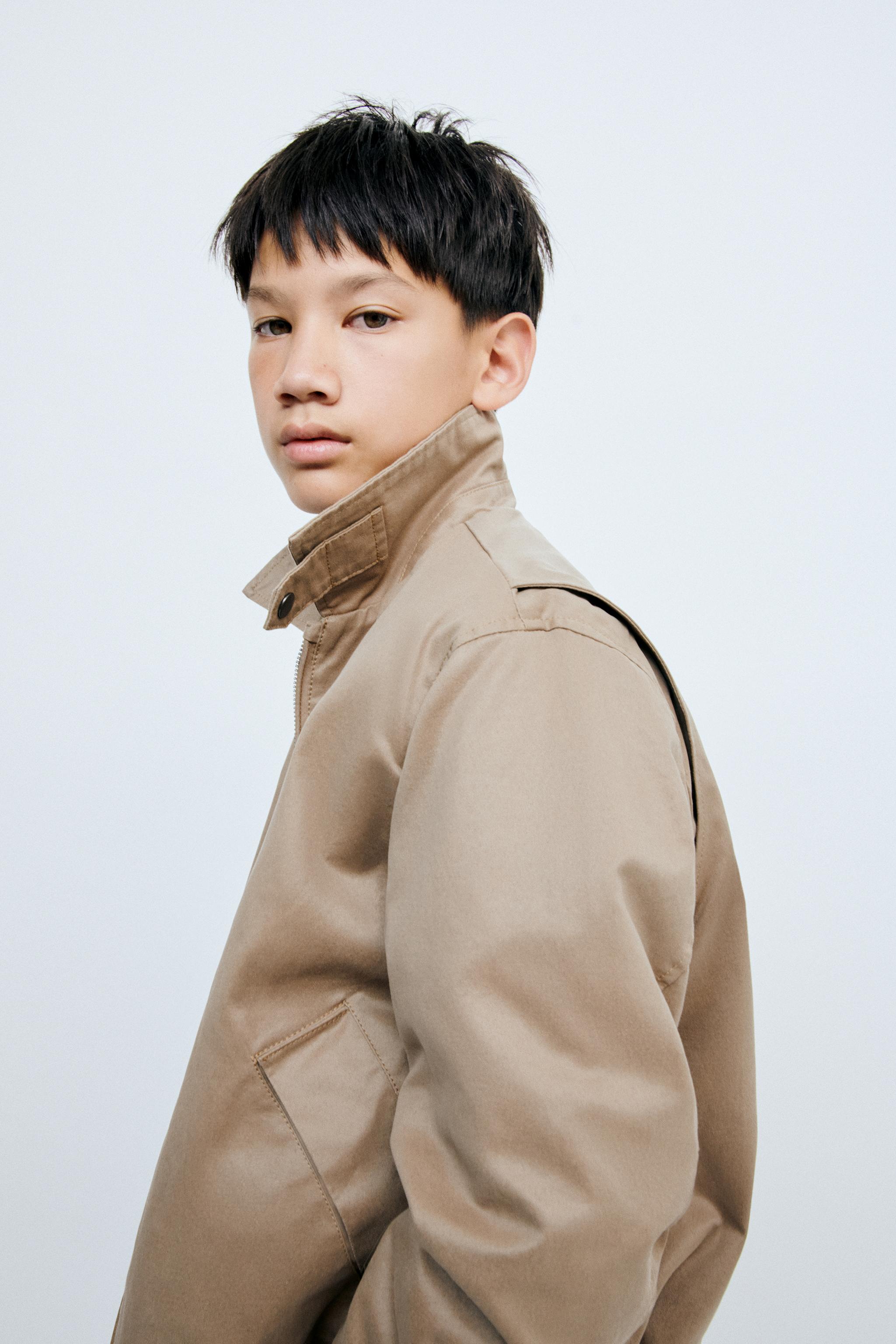 Детские куртки Zara STORIESZ - WAXED JACKET — фото 6