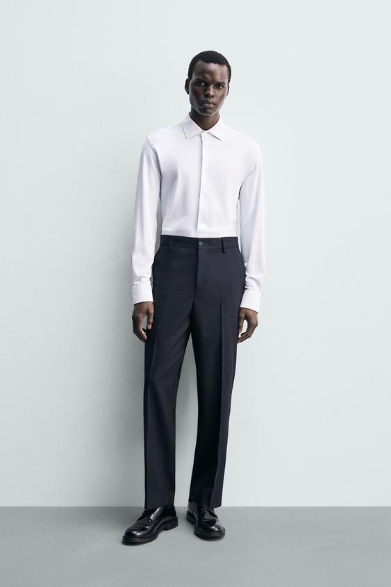 STRETCH TEXTURED SHIRT from Zara - $59.90