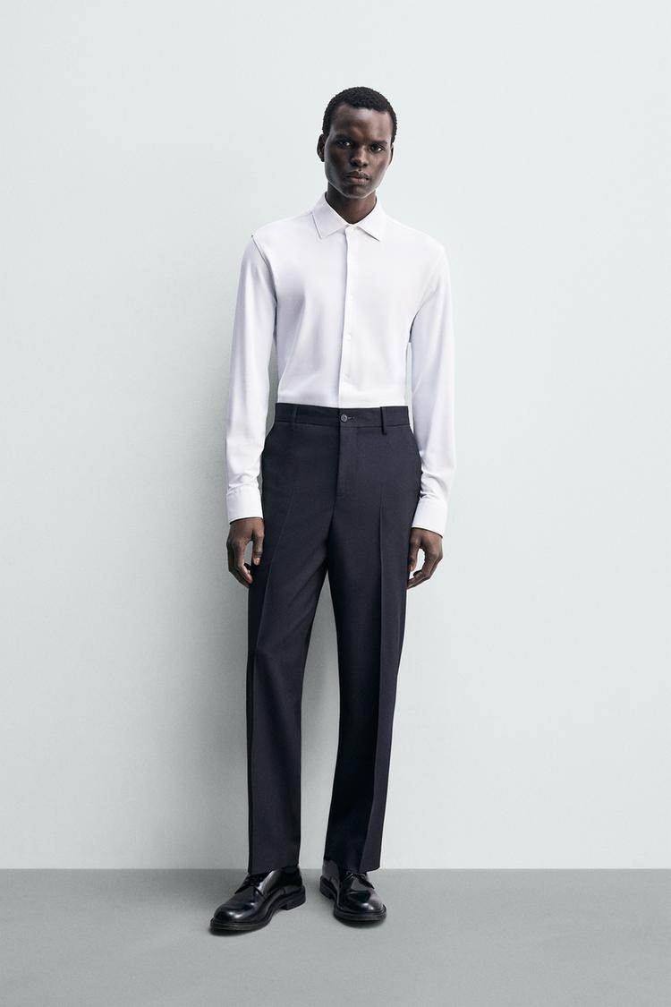 STREÇ DOKULU GÖMLEK