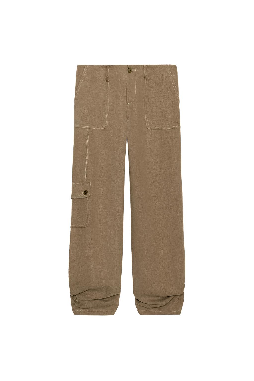 FLOWY GATHERED PANTS - image 3