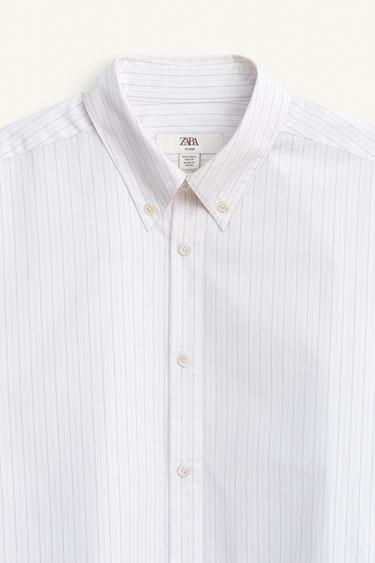 LIMITED EDITION STRIPED PATCHWORK PRINT SHIRT - striped by Zara - Image 7