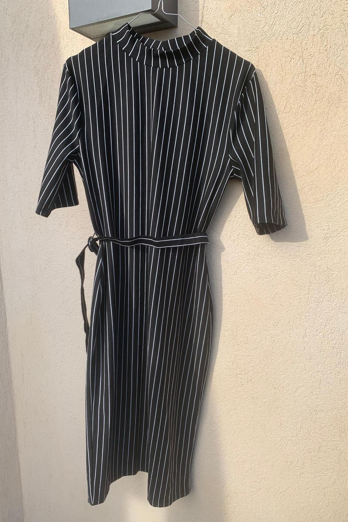 PENCIL DRESS WITH BELT
