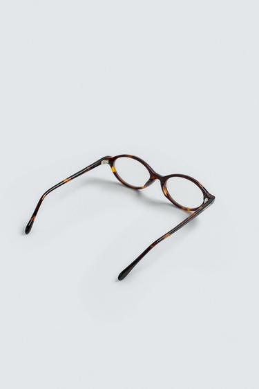 OVAL GLASSES - Tortoiseshell by Zara - Image 5
