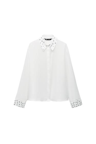 FLOWING SHIRT WITH MIRRORS