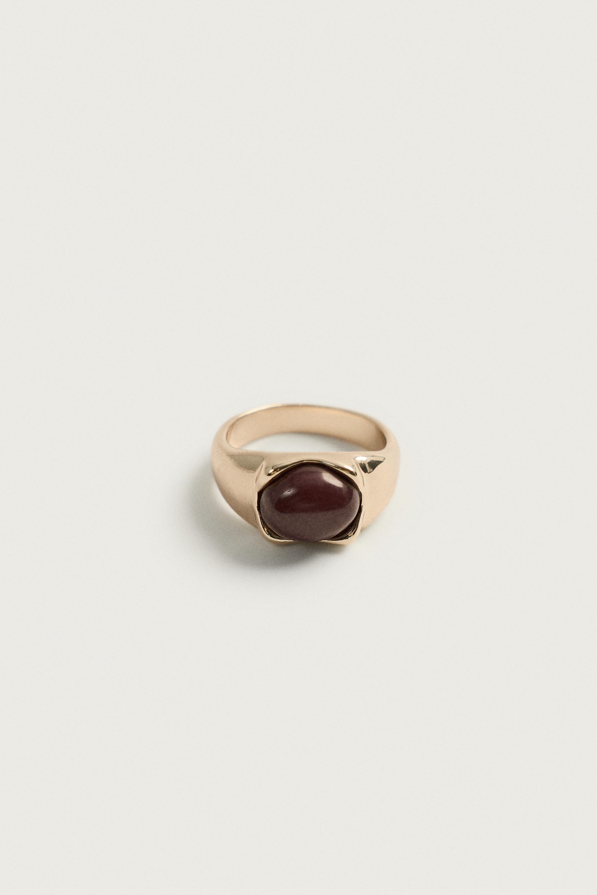 STONE SIGNET RING