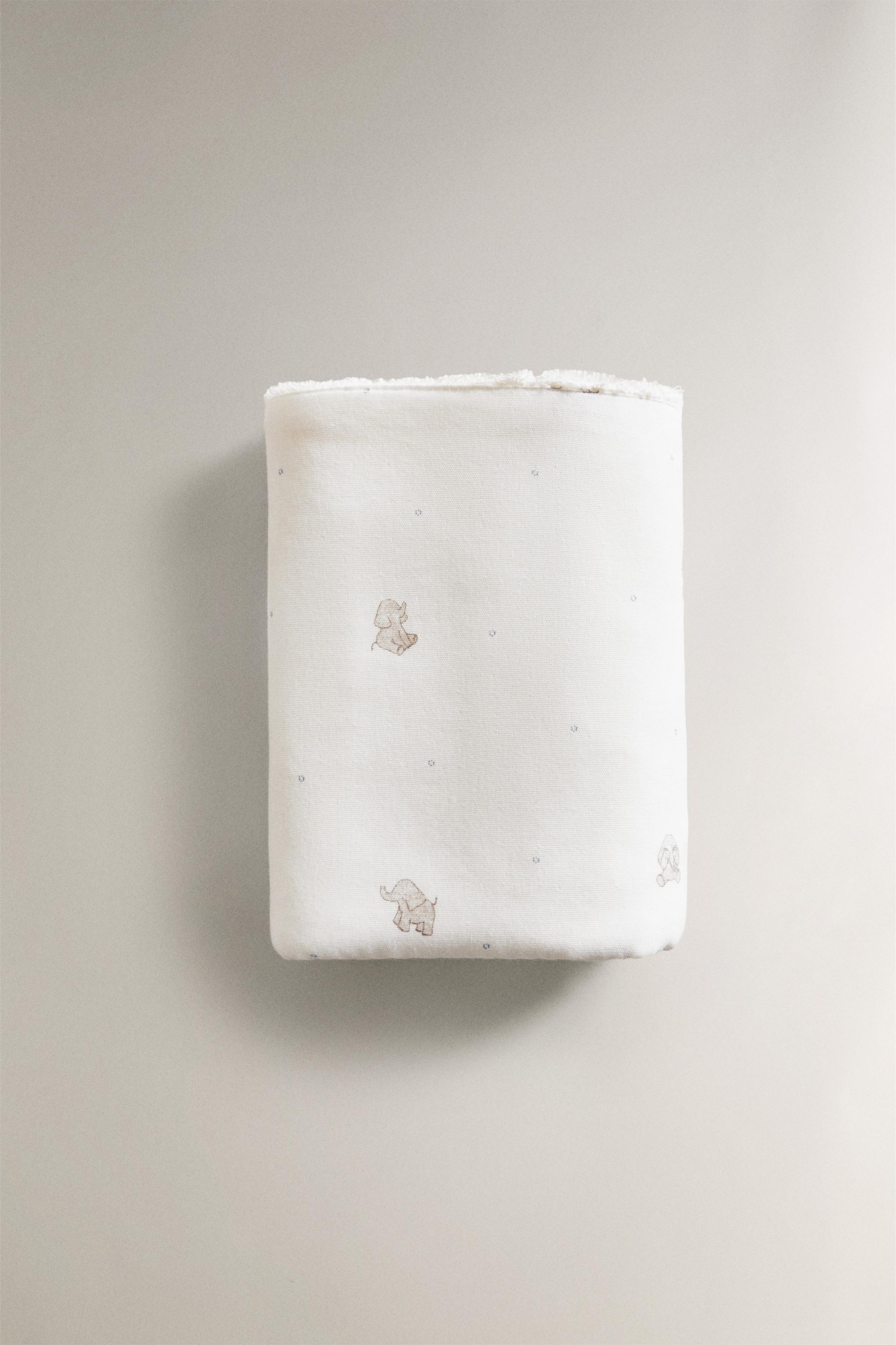 SERVIETTE DE BAIN BÉBÉ ÉLÉPHANT