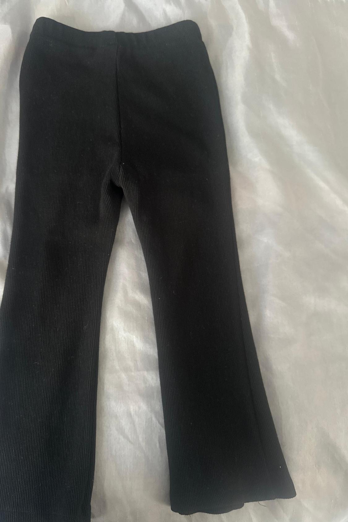 BLACK FLARED LEGGINGS - Image 3