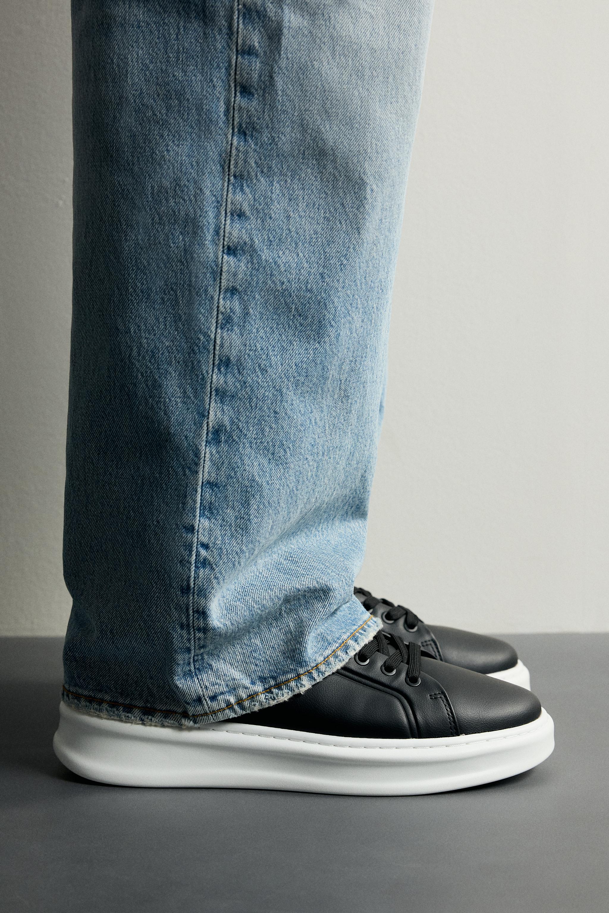 Мужские кроссовки Zara HEEL DETAIL SNEAKERS