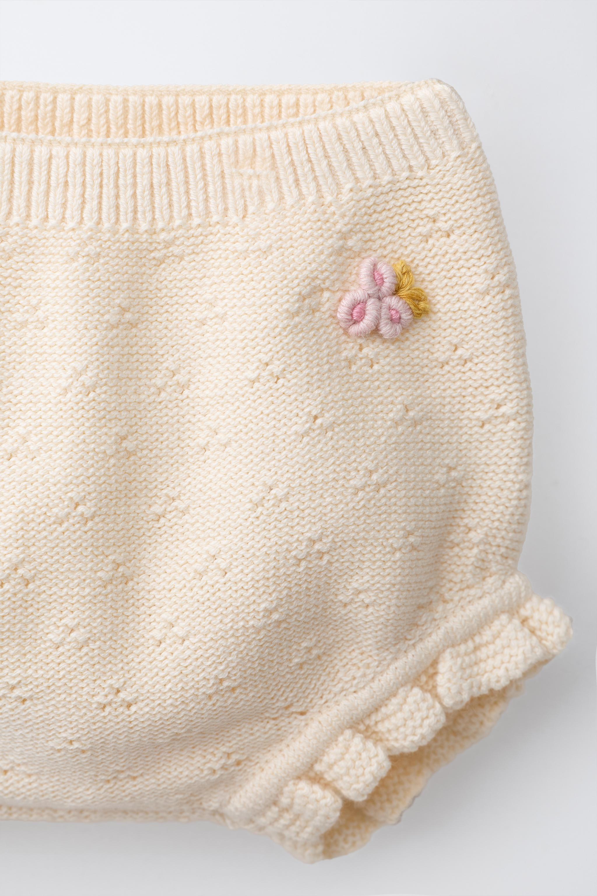 Детские свитеры Zara OPENWORK AND BOBBLE BOTTOMS — фото 4