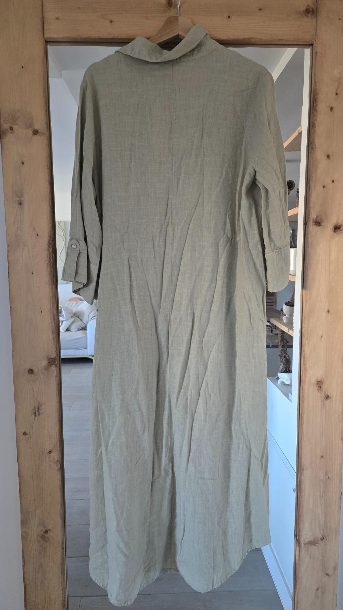 LINEN BLEND SHIRT DRESS - Image 2