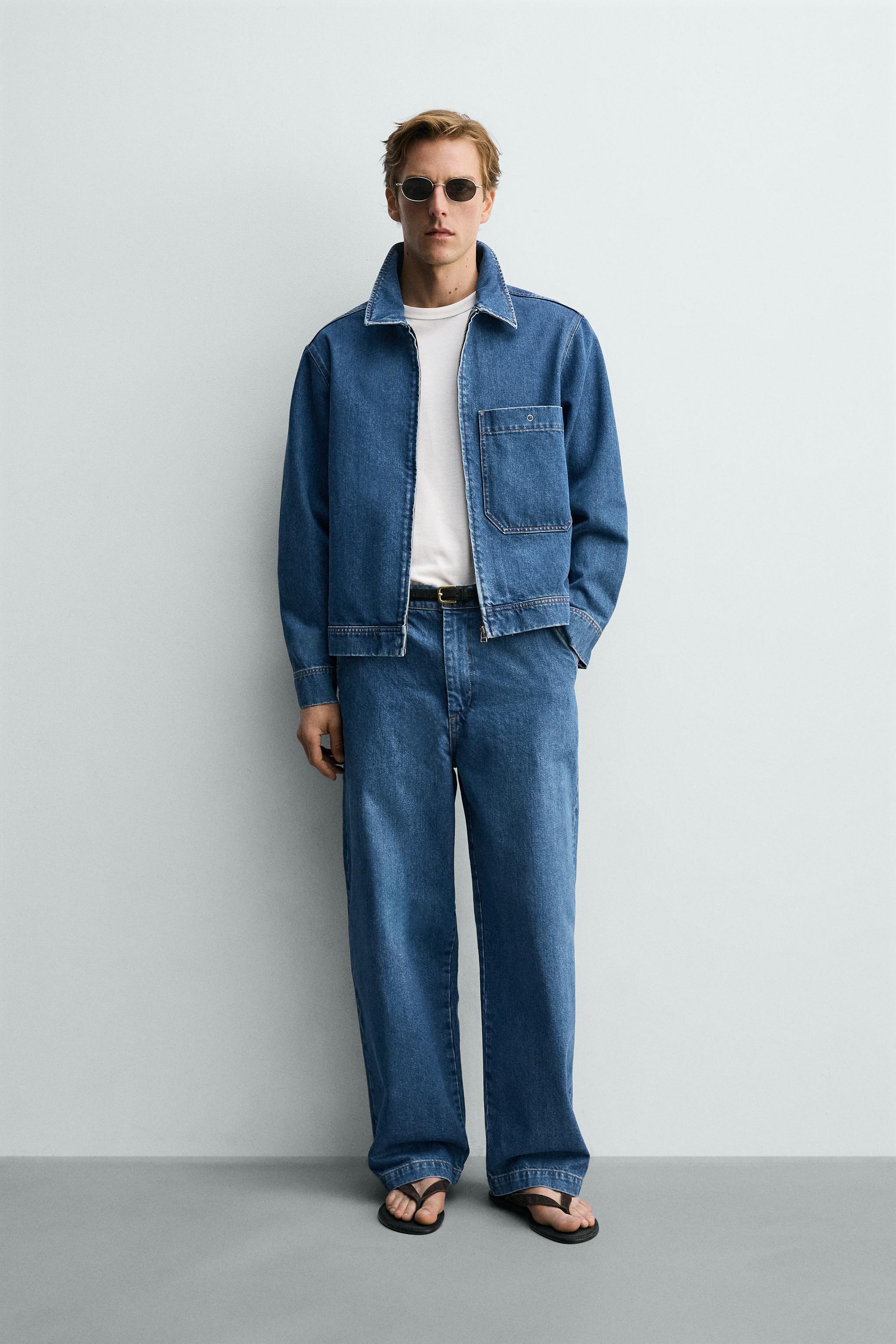 ZARAデニムセットアップ　オーバーサイズ　ワイドパンツ Rocky Monroe（ロッキーモンロー） セットアップ 「セットアップ