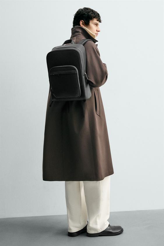 TEXTURED BACKPACK - Black | ZARA Australia