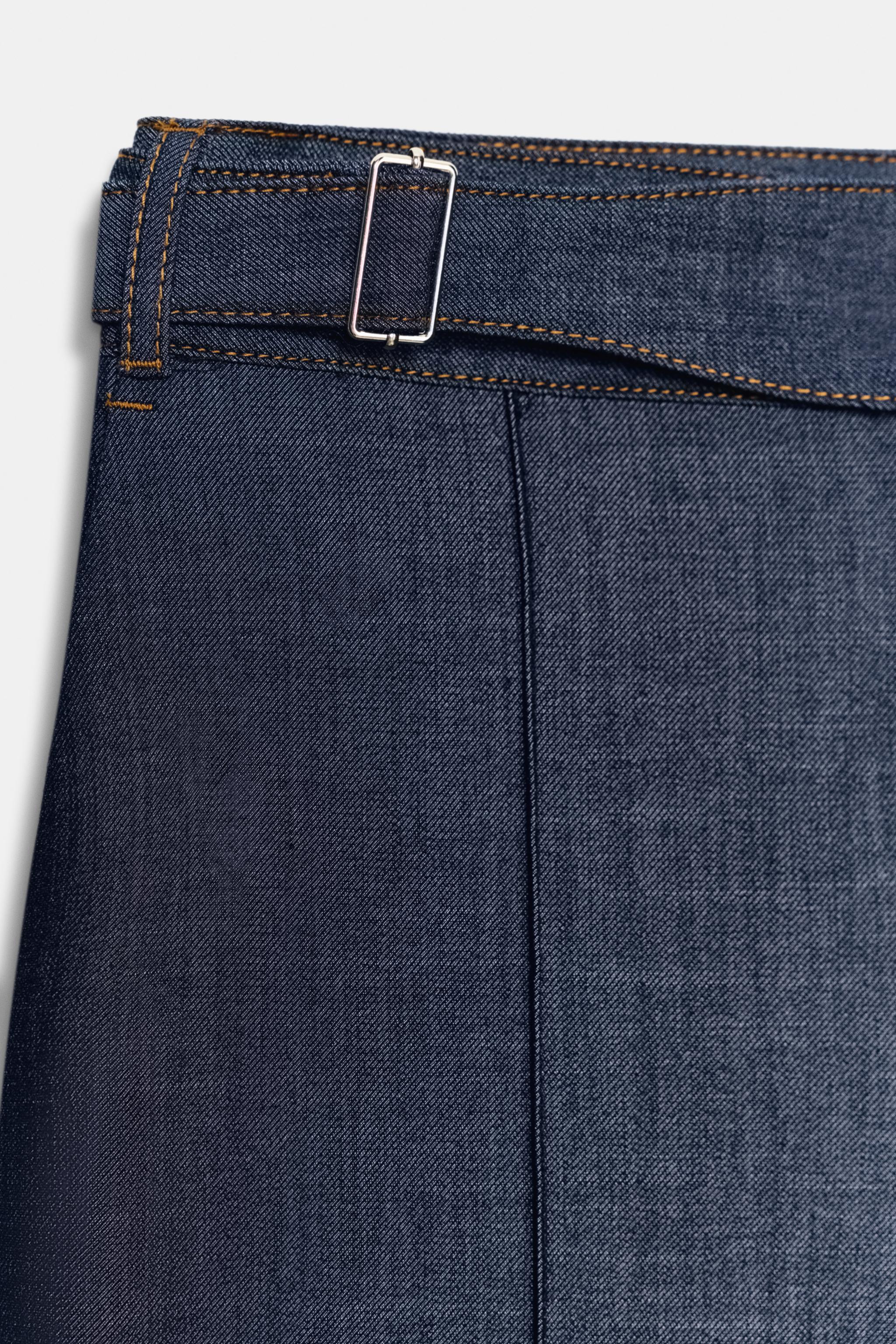 CULOTTES WITH BELT LOOPS
