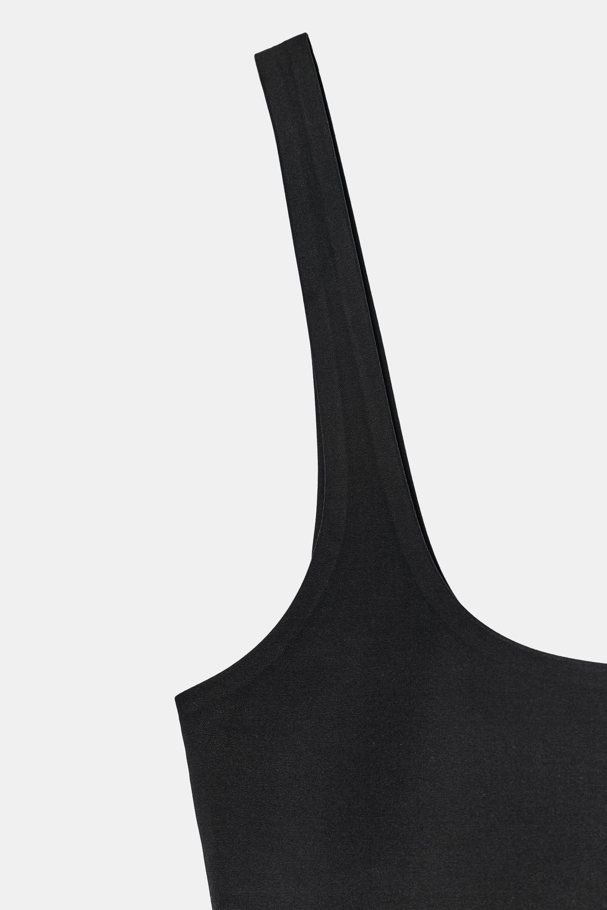 Женские топы Zara Polyamide Spaghetti Strap Top — фото 7