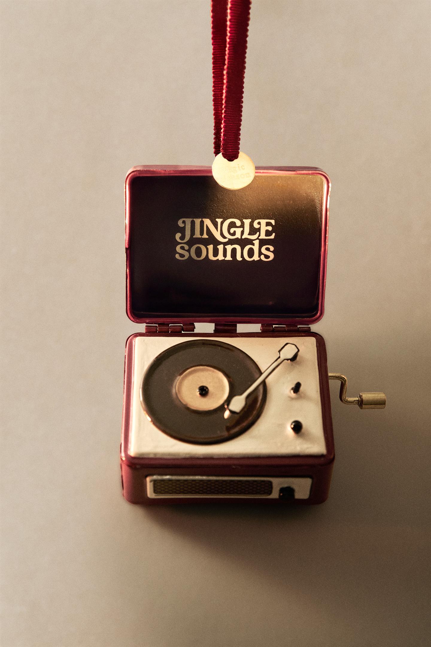 Ёлочные украшения Zara Record Player Christmas Tree Ornament, цвет: Разноцветный — фото 5