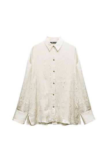 CREASED-EFFECT SHIRT