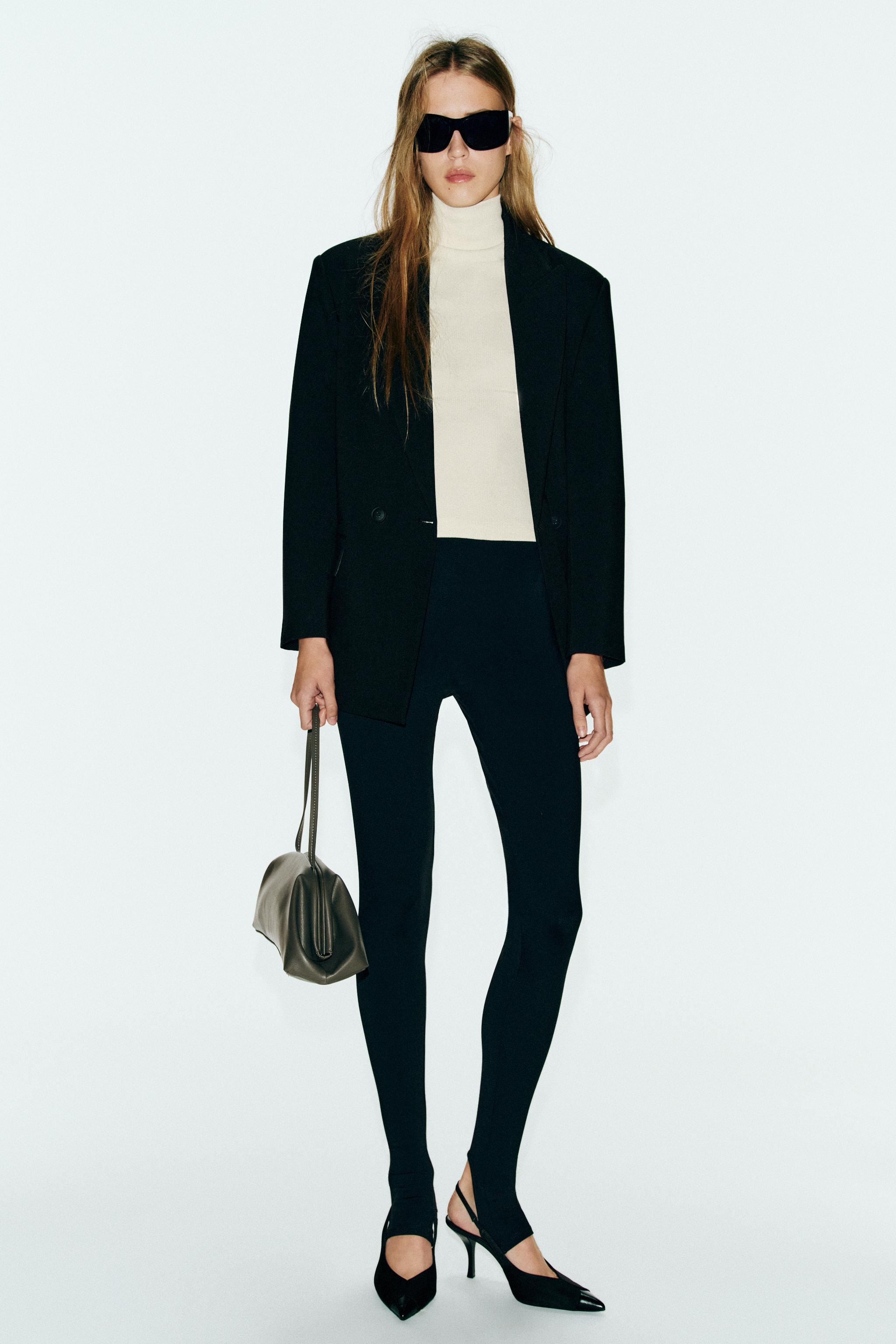 Polyamide Blend Stirrup Leggings by Zara