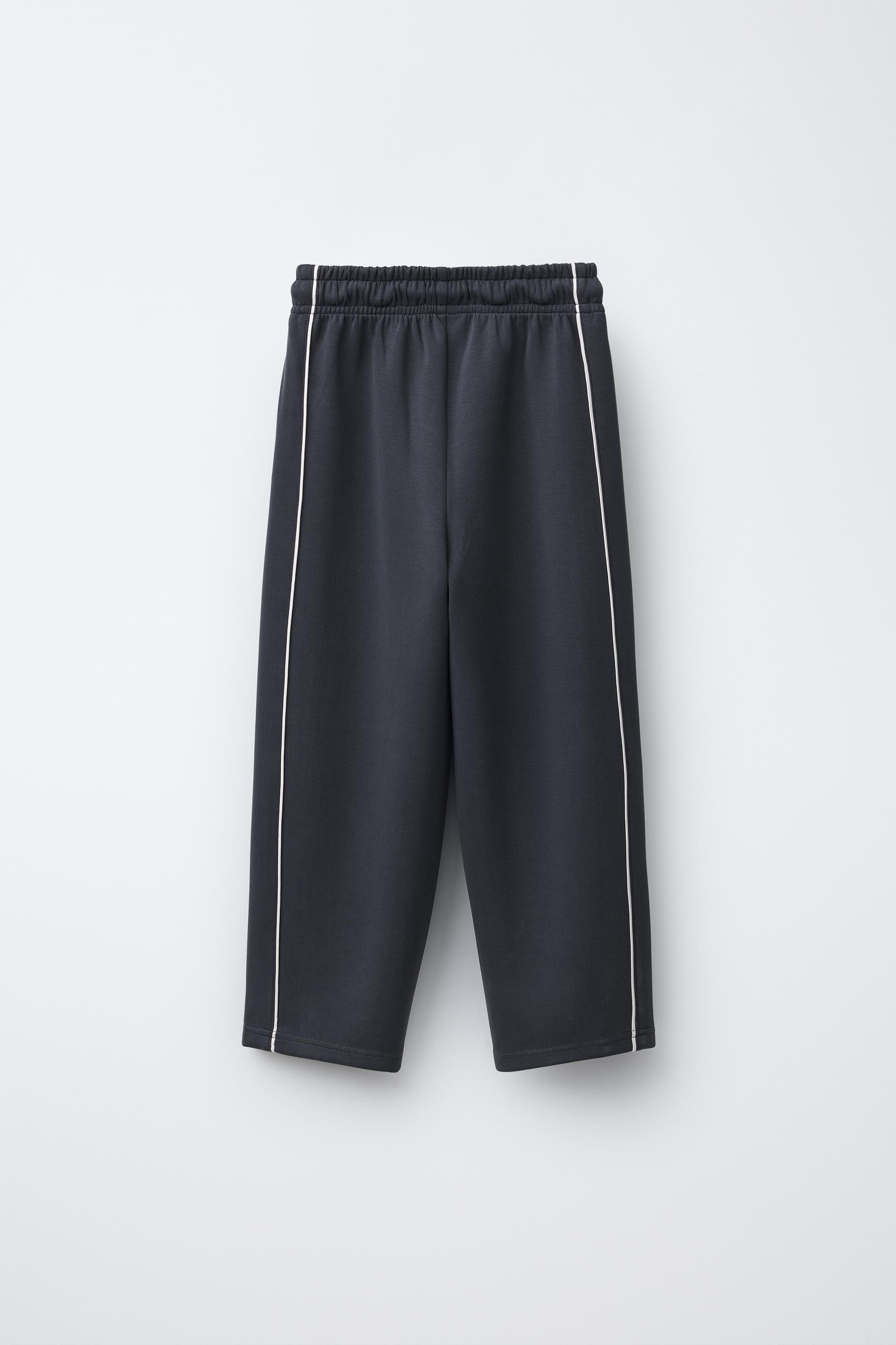 【T 】ZARA コントラスト パンツ デニム セットアップ デニムトップとステッチ入りパンツのセット | ZARA Japan / 日本