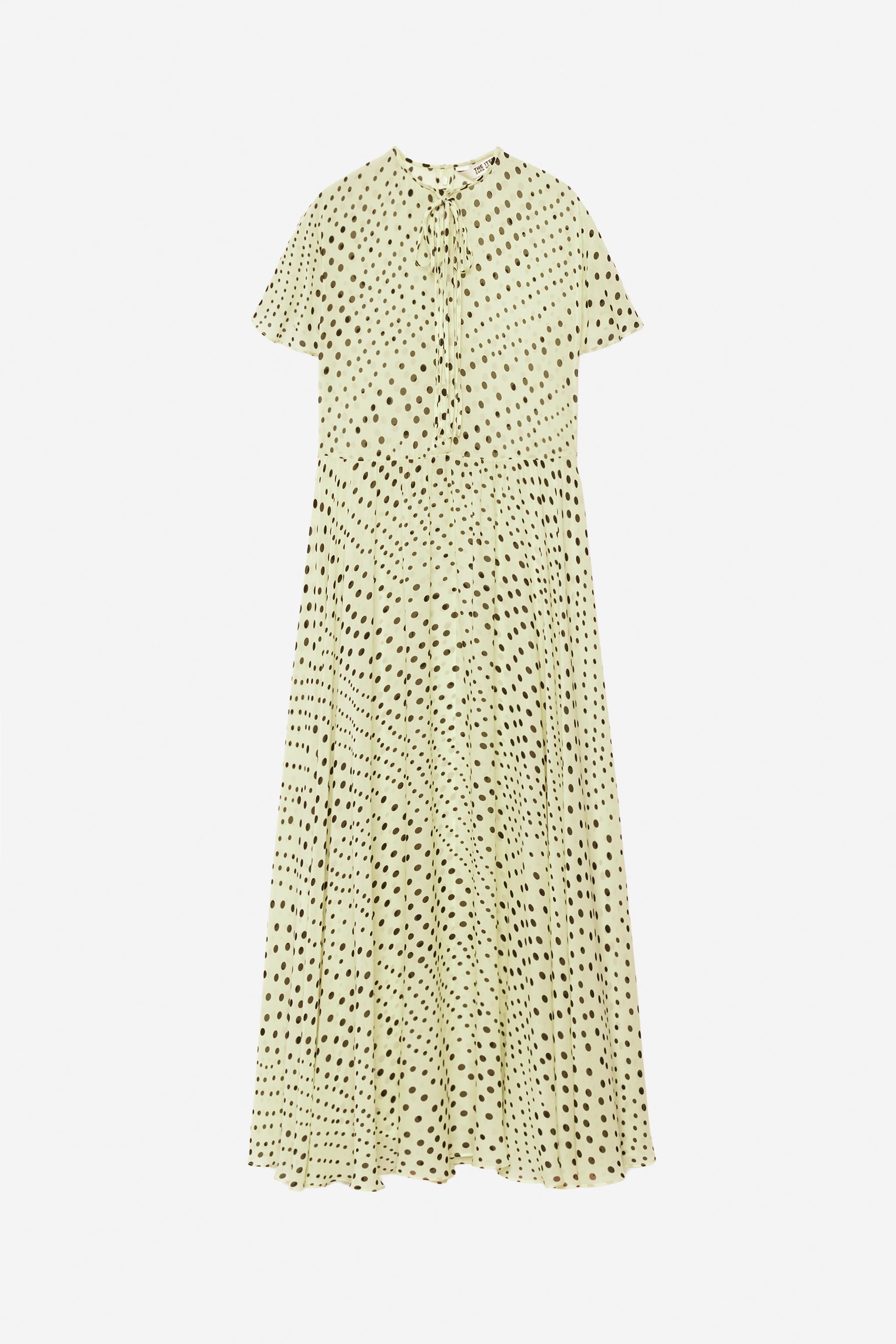 Женские платья Zara POLKA DOT DRESS - THE ITEM ZARA WOMAN — фото 8