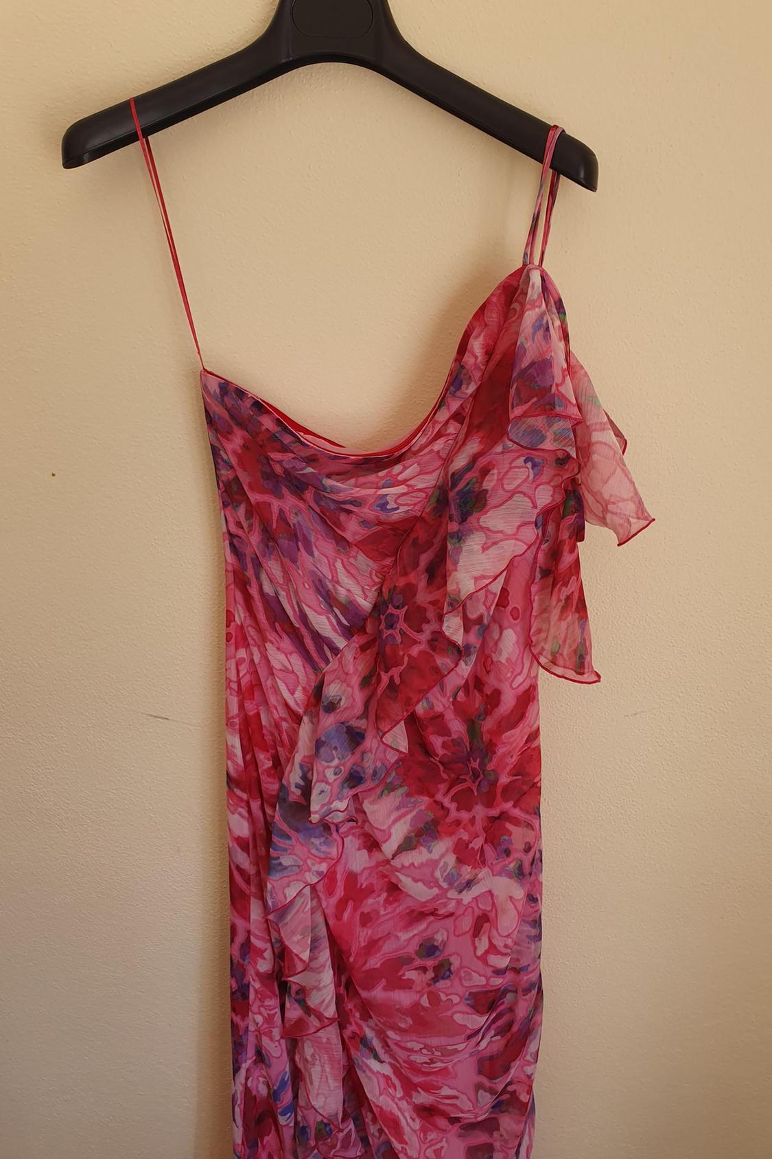 RUFFLED PRINTED DRESS - Image 2