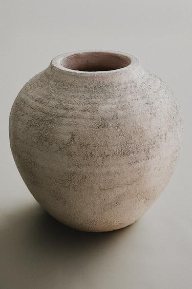 JARRÓN CERÁMICA - Gris de Zara
