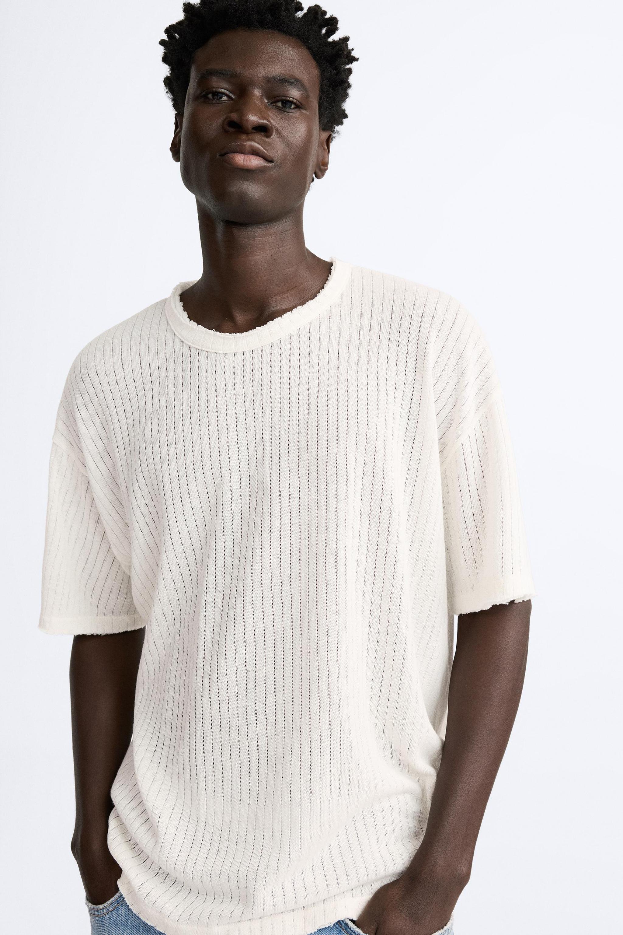 Men s White Sweaters Explore our New Arrivals ZARA United States