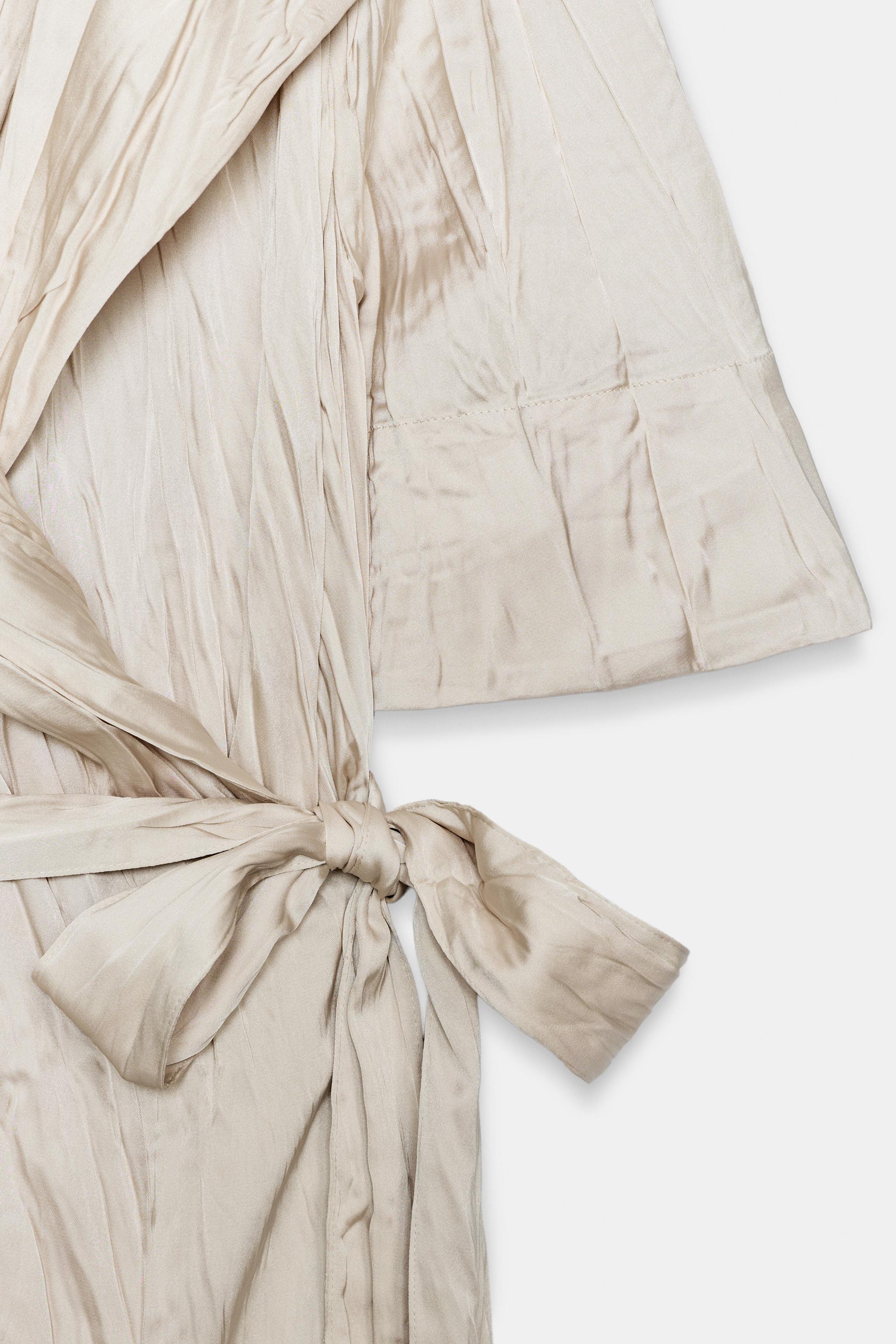 ZW COLLECTION PLEATED BELTED DRESS