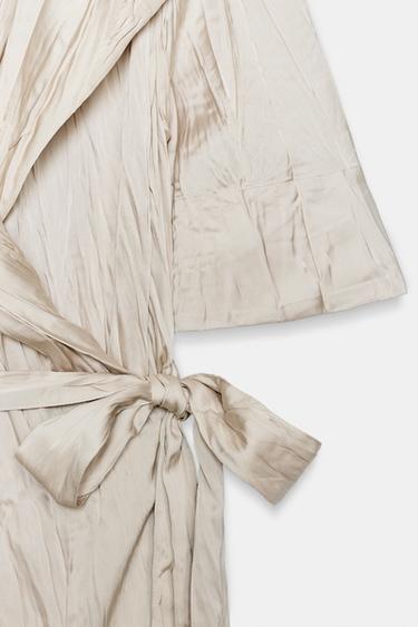 ROBE PLISSÉE AVEC CEINTURE ZW COLLECTION - Cave de Zara - Image 8
