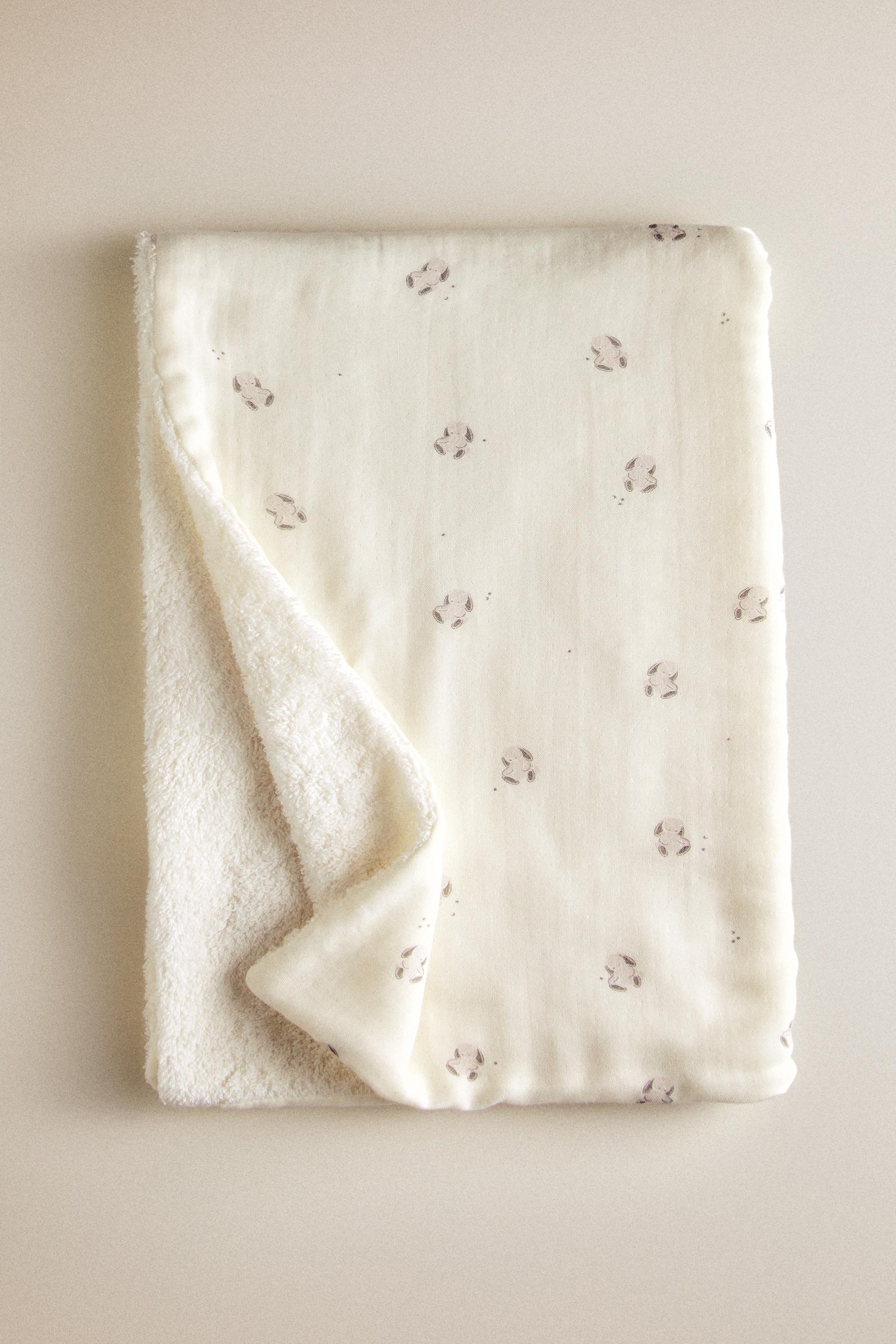 BUNNY RABBIT BABY BATH TOWEL