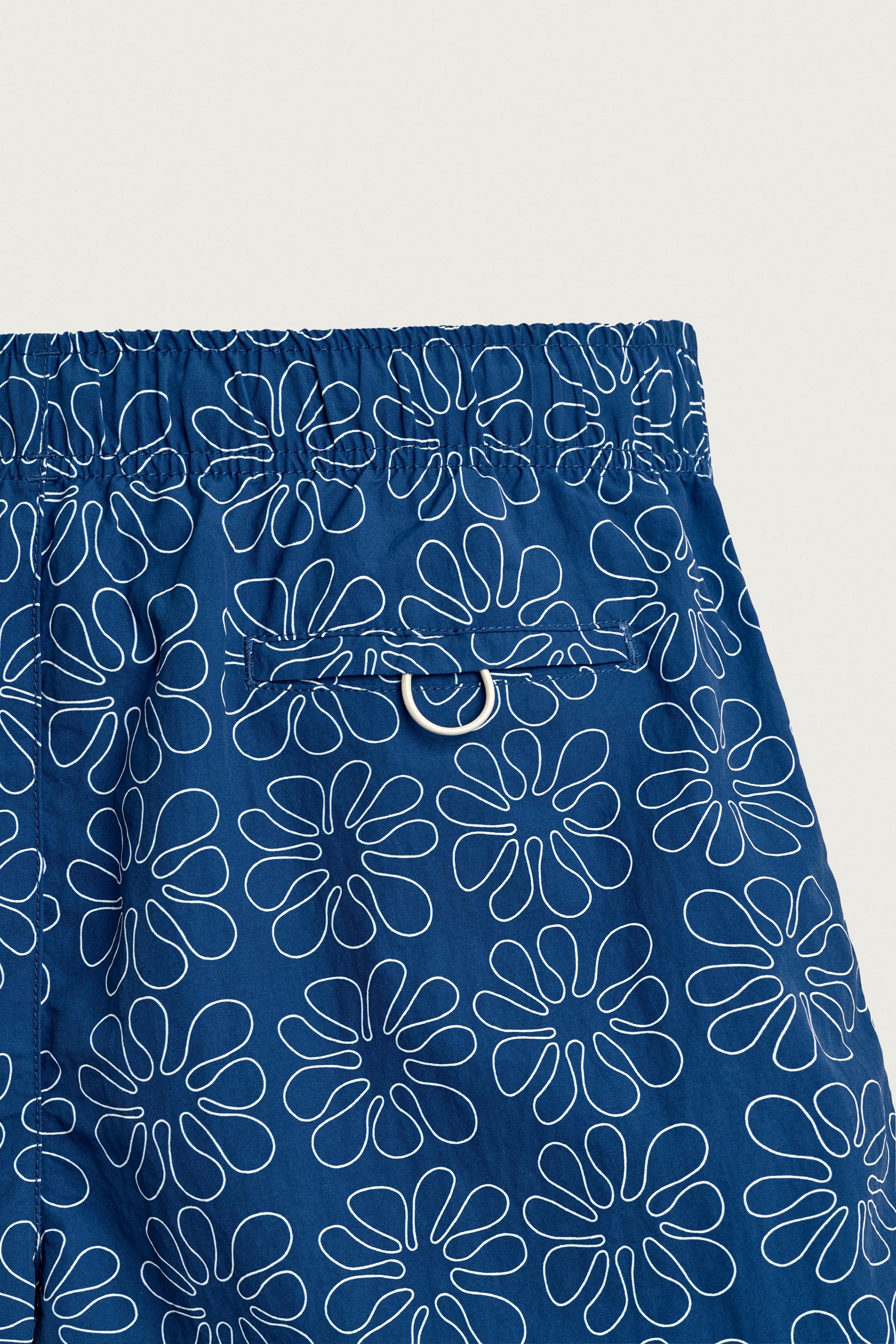 MAILLOT DE BAIN LONG À IMPRIMÉ FLEURS