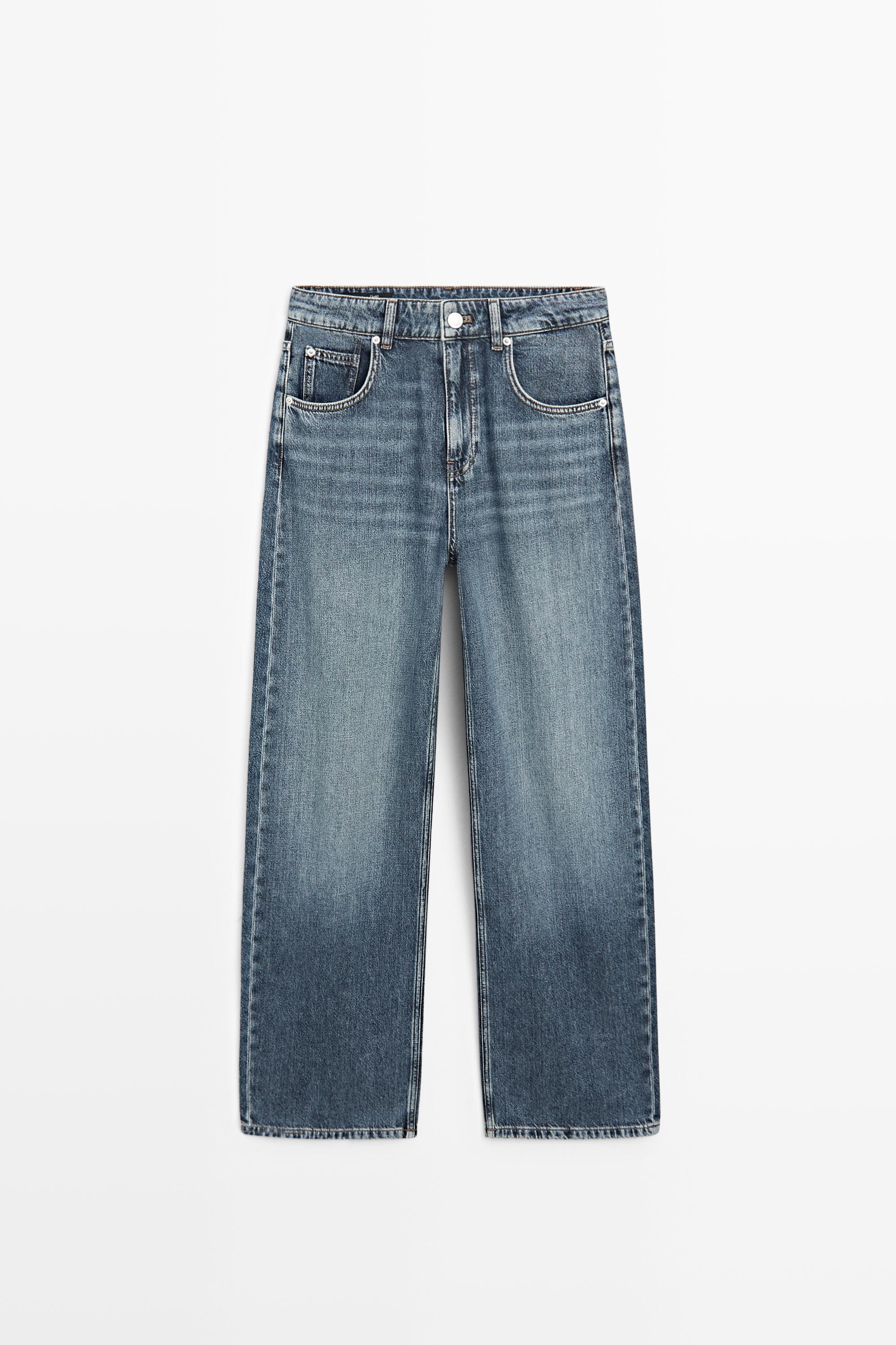 Jean barrel taille moyenne