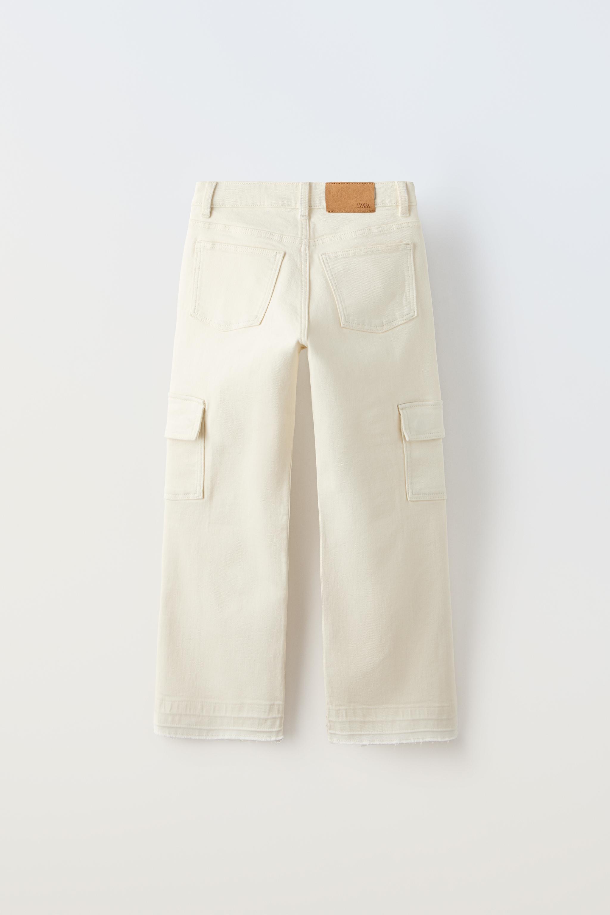 Pantalones blancos niño zara sale