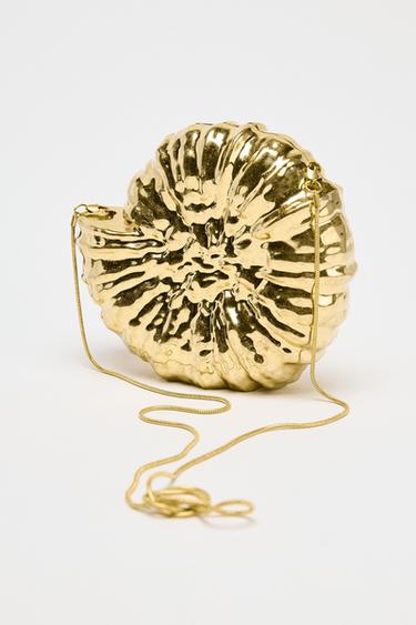 SAC MÉTALLISÉ CARACOLA - Doré de Zara - Image 3