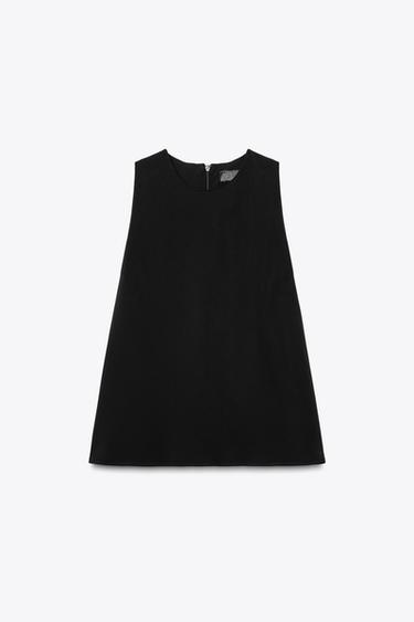 ZW COLLECTION CROSS-STRAP TOP - Black by Zara - Image 5