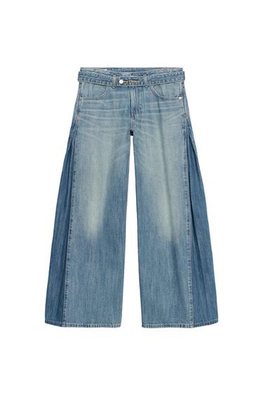 JEANS TRF CINTURA VITA MEDIA - Blu di Zara