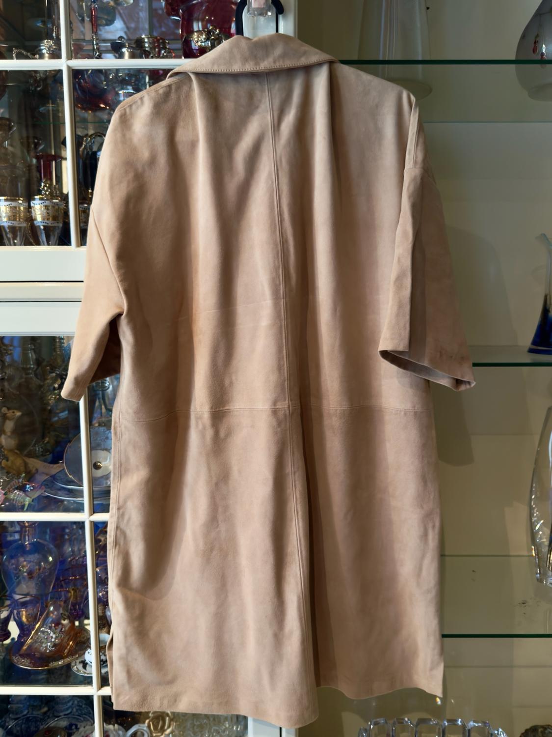 100% SUEDE LEATHER DRESS ZW COLLECTION LIMITED EDITION - Image 2