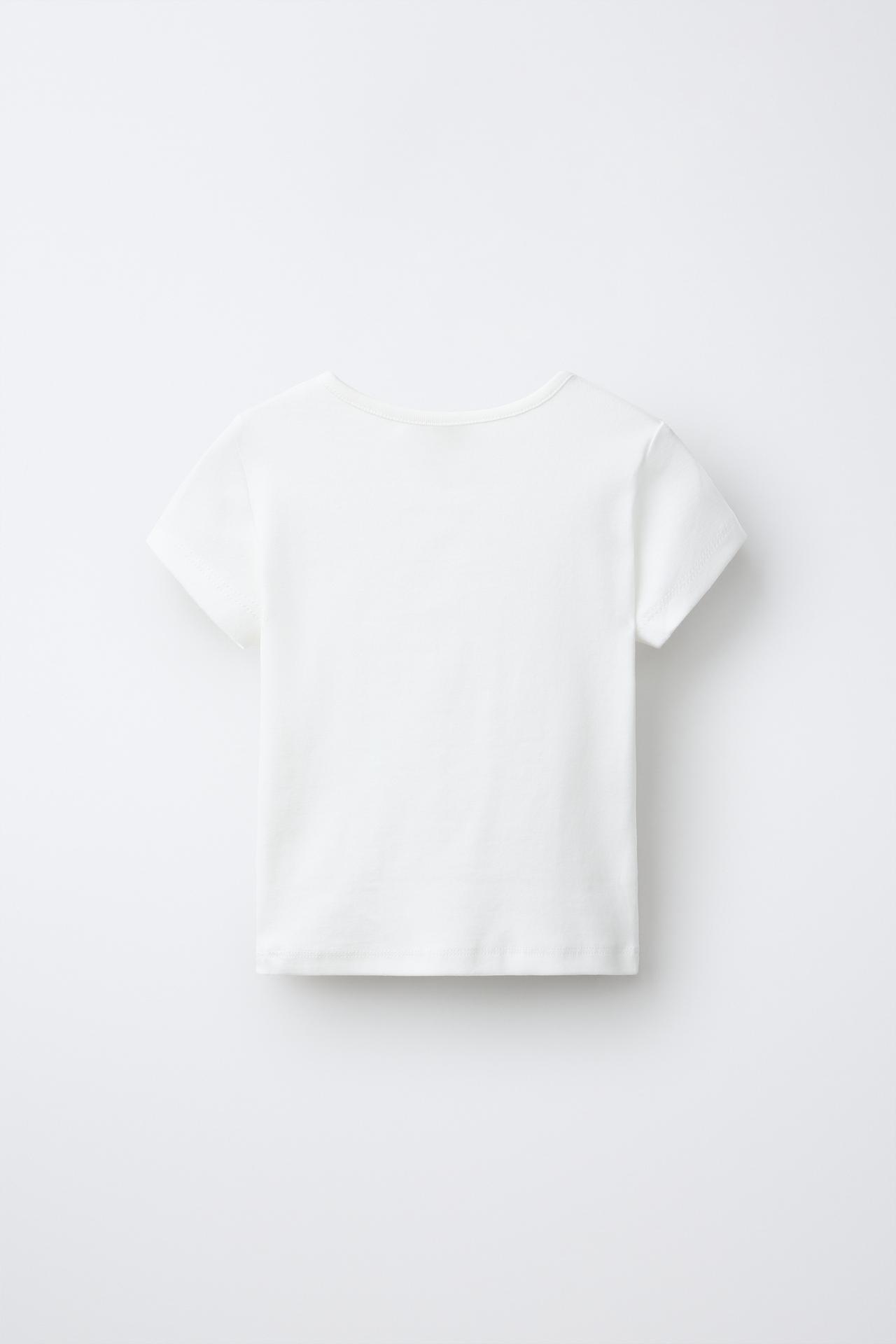 STUDDED STAR T-SHIRT — White