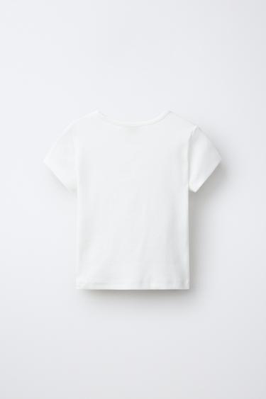 STUDDED STAR T-SHIRT — White 2
