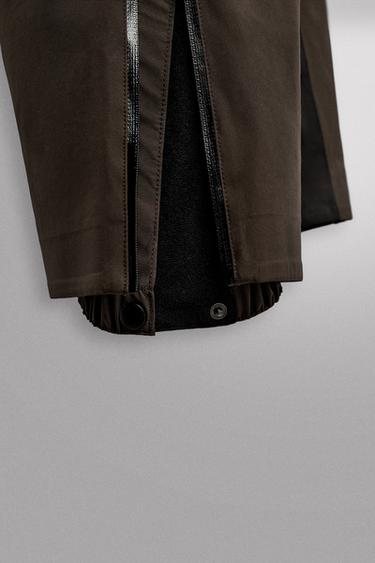 RECCO® WATERPROOF PADDED SKI SHELL TROUSERS - Brown by Zara - Image 13