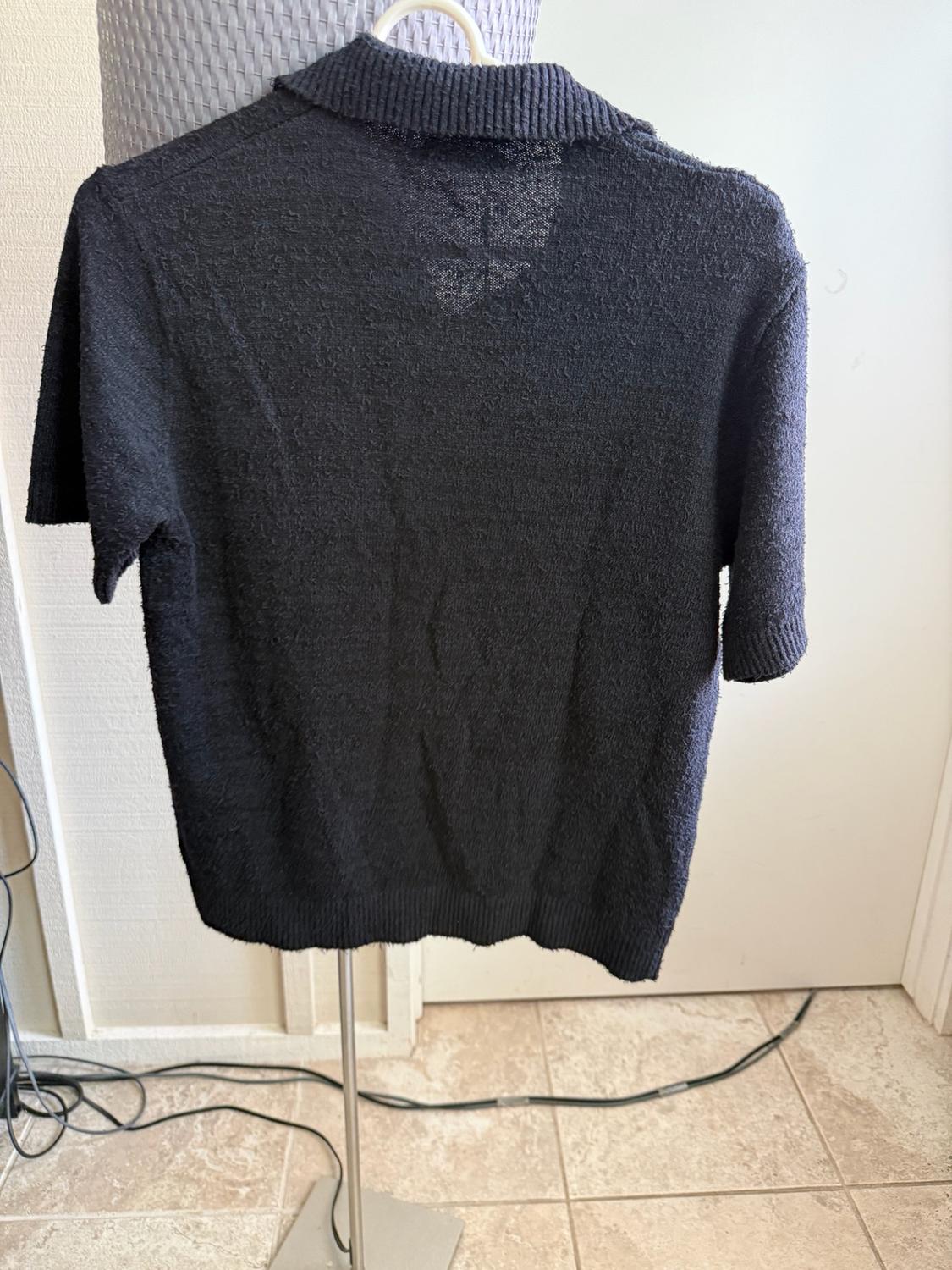 TEXTURED RELAXED FIT KNIT POLO - Image 2