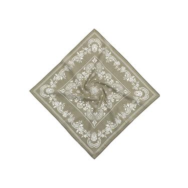 ربطة رأس بطبعة بيزلي - أخضر رمادي الخاص بـ Zara