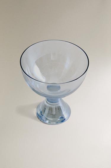 COUPE À GLACE VERRE RECYCLABLE COLORÉ - Bleu de Zara - Image 1