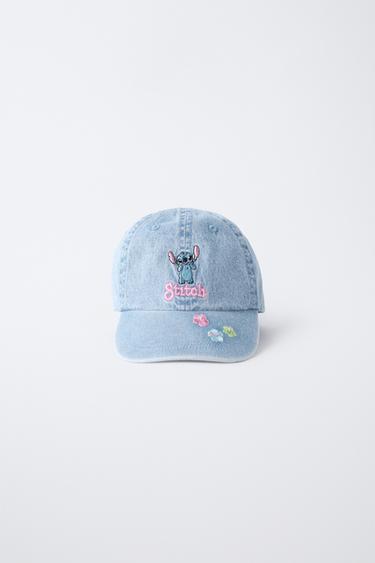 LILO & STITCH © DISNEY EMBROIDERED DENIM CAP - Blue by Zara