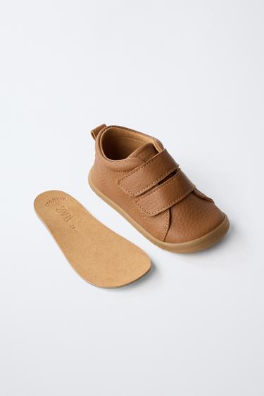 BOTTES EN CUIR BAREFOOT - Marron de Zara - Image 3