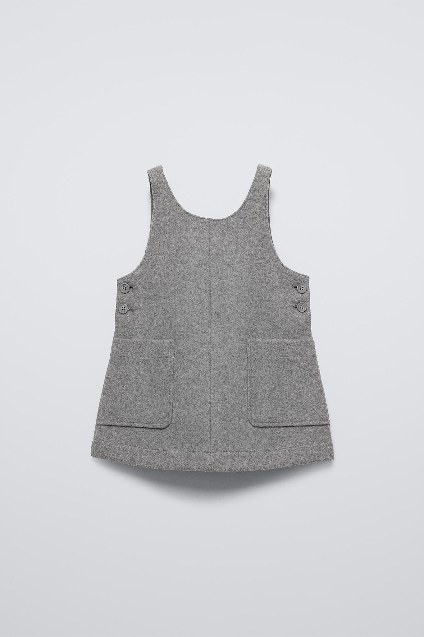 Gray dress with pockets hotsell