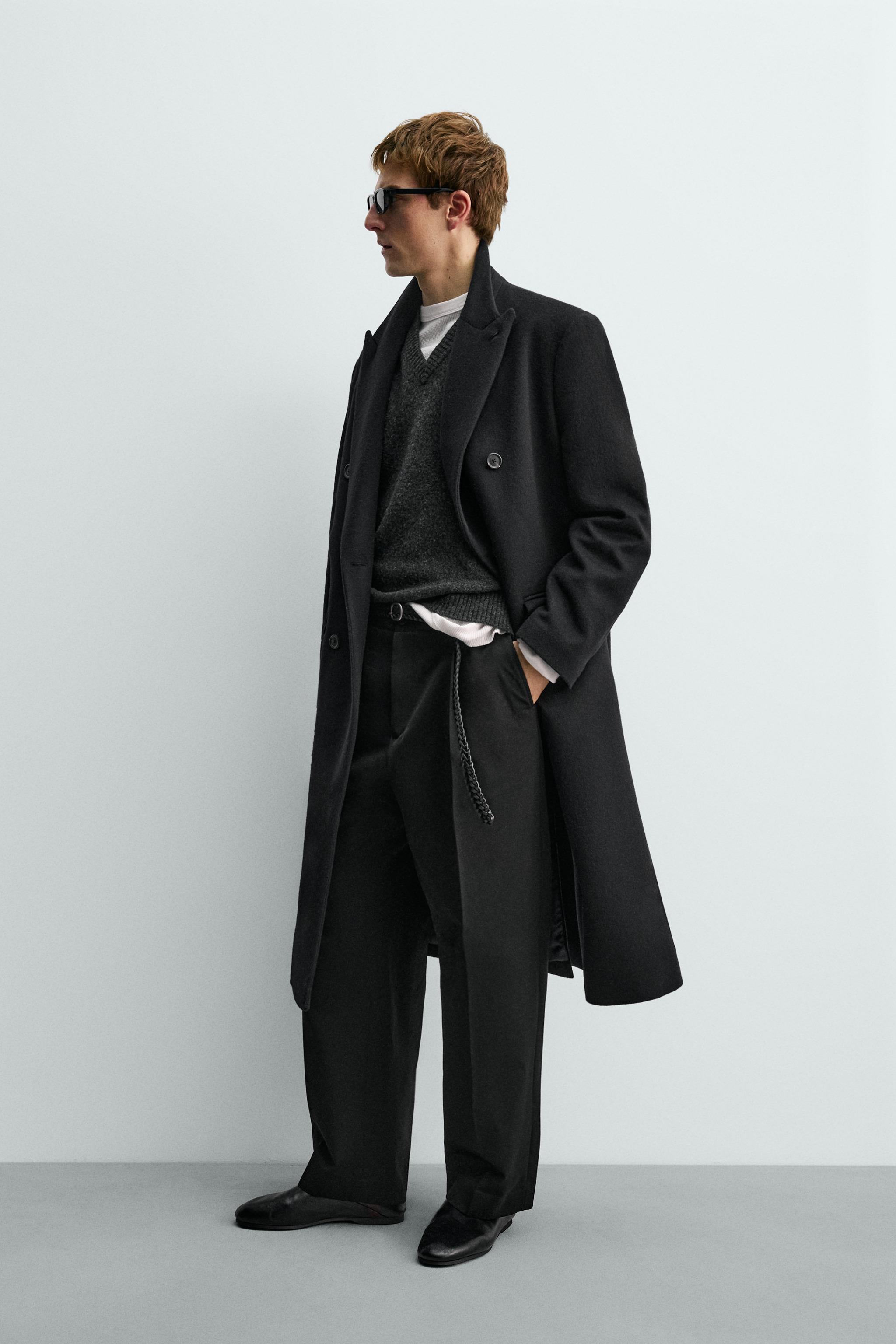 Aaron Levine x ZARA リラックスフィットプリーツパンツ - ブラック