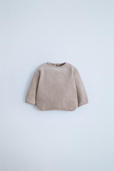 Zara SOFT TOUCH TOP - Light beige - Image 0