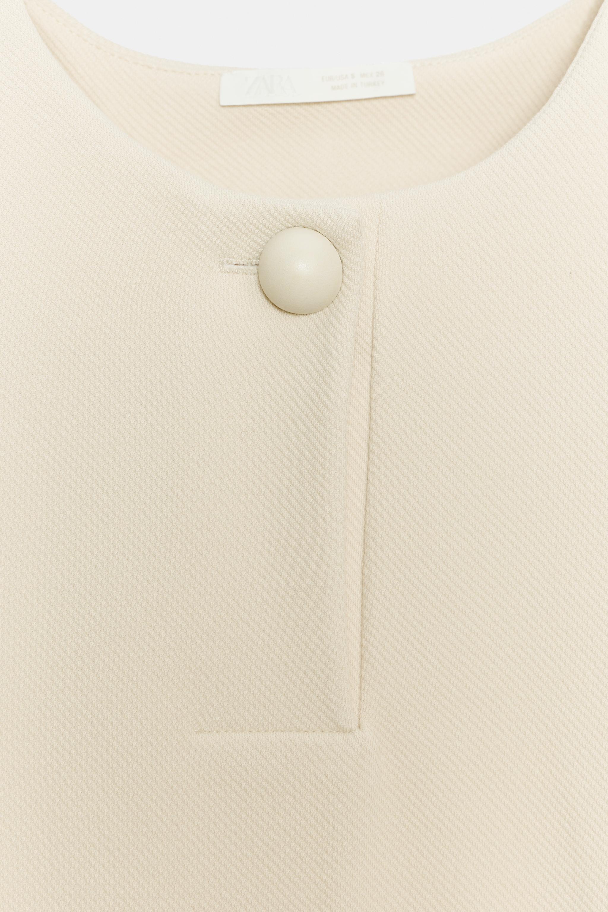 Женские худи Zara CROPPED SWEATSHIRT — фото 8